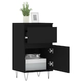 thumbnail of vidaXL Dressoirs 2 st 40x35x70 cm bewerkt hout zwart