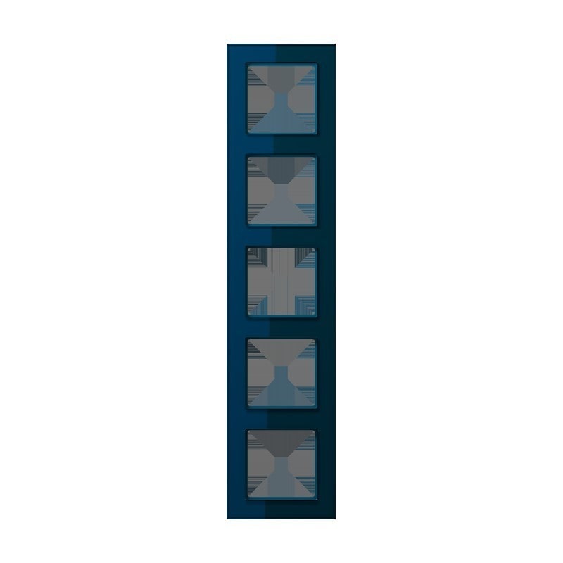 Jung Glasrahmen 5fach AC 585 GL NB AC585GLNB