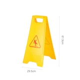 thumbnail of METRO PROFESSIONAL Warnschild, PP, 30 x 3 x 6.2 cm, gelb