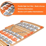 thumbnail of Coemo KombiFlex Federleisten-Tellerlattenrost  starr 100 x 200 cm