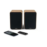 thumbnail of Thomson Ws602duo - Ensemble De 2 Enceintes Avec Caisson En Bois - 100w - Bluetooth 5.0 - 2 Sorties Rca - Bois Clair