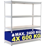 thumbnail of Stellingen voor zwaar gebruik 160x60x180 cm wit