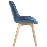 thumbnail of Sedia Brook Velvet blu
