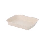 thumbnail of greenbox - Mehrweg Menübehälter "Häppy-Box" 24,5 x 20 x 4,5 cm, HP4, Cashew / creme-weiß, 15 St.