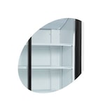 thumbnail of Armoire réfrigérée noire avec portes coulissantes et sans canopy - 660L | Tefcold - FS1202S