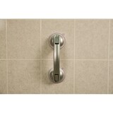 thumbnail of Starlyf Handy Grasp Pro, Haltegriff, belastbar bis 70 kg, Badewannengriff, ideal für die Dusche, ohne Schrauben, 30 cm, silber