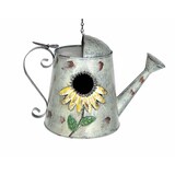 thumbnail of DanDiBo Vogelhaus zum Aufhängen Metall Deko Gießkanne Wetterfest 96255 Nistkasten Futterstation für Vögel Shabby mit Kette Metallkanne Kanne Balkon