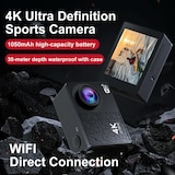 thumbnail of Camera Sport 4K Ecran IPS HD 2.0 Pouces Etanche 30m Grand Angle 170° YONIS