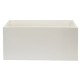 thumbnail of WellHome - Vaso da fiori in polietilene bianco 60x20x20 cm