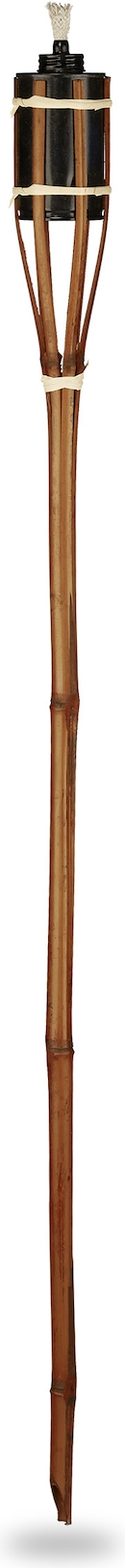 Relaxdays Gartenfackeln, 10er Set, Bambus, lfackeln fr drauen, Outdoor  Fackeln mit Ersatzdocht, Hhe: 90 cm, braun | METRO