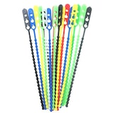 thumbnail of 100x Schnellbinder Blitzbinder Länge 140mm wiederverschließbar schwarz