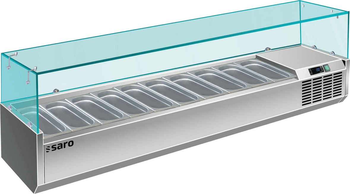 Saro Kühlaufsatz - 1/4 GN, Modell VRX 2000/330, B 2000 x T 335 x H 435 mm