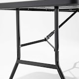 thumbnail of Table de réception pliante noire 183 cm