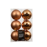 thumbnail of 6 Weihnachtskugeln Kunststoff 8cm klassisch & bruchsicher Christbaumkugeln Weihnachtsbaumkugeln Christbaumschmuck Weihnachtsbaumschmuck Brandy
