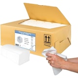 thumbnail of Toalla Papel Secamanos Zig Zag 100% celulosa 2 capas Blancoplata 3000 unidades