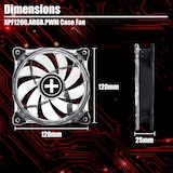 thumbnail of XILENCE XPF120G.ARGB.PWM Lüfter Hydro Bearing