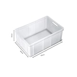 thumbnail of Giganplast Cassetta sovrapponibile in polietilene 60Lt. Bianco. Confezione da 1 pz.