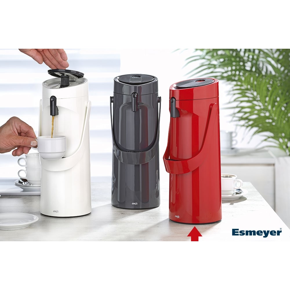 1 x Emsa PONZA Iso-Pumpkanne 1,9 L, rot