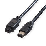 thumbnail of ROLINE IEEE 1394b / IEEE 1394 Kabel, 9/6polig, zwart, 1,8 m