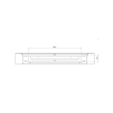 thumbnail of MURALL 120 - Biocamino da parete - Nero