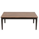 thumbnail of Salontafel HWC-M55, bijzettafel Sofatafel massief hout HDF laminaat melamine 46x120x70cm Sheesham hout look donkere poten
