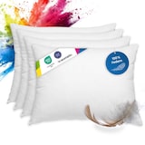 thumbnail of 4er Set Federkissen 100% Federn 40x60 - 600g OEKO-TEX Kissen Füllkissen Bezug Baumwolle weiß / Innenkissen / Kissenfüllung / kleine Kopfkissen / Sofak