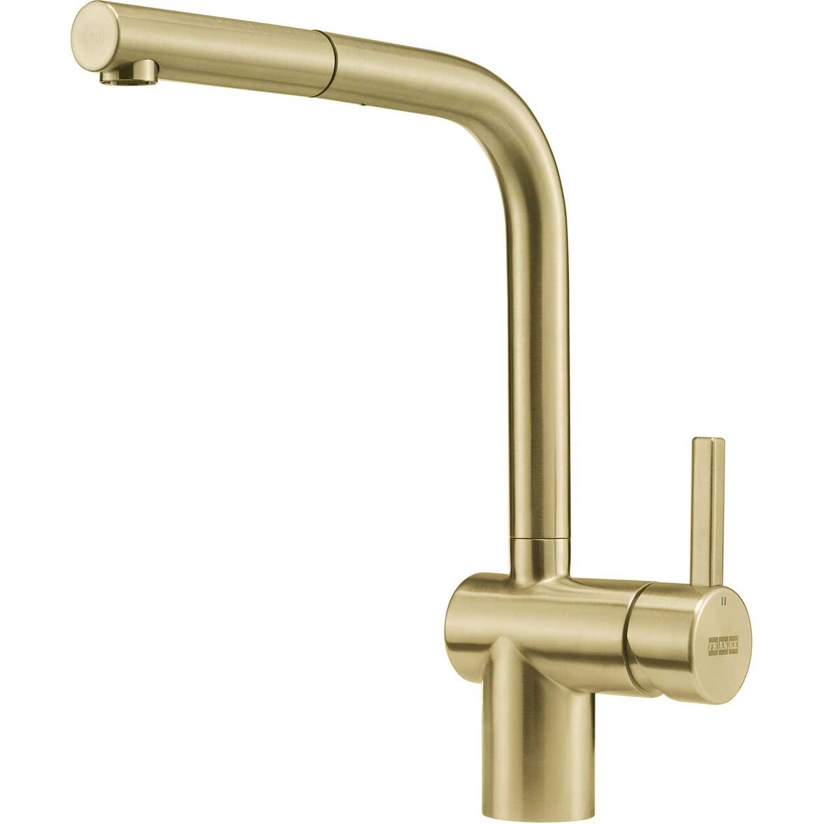 Franke Edelstahl Hochdruck Armatur Atlas Neo L Zugauslauf Gold 115.0681.242
