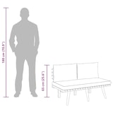 thumbnail of vidaXL Gartenbank mit Kissen 115 cm Massivholz Akazie