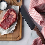 thumbnail of Tramontina CHURRASCO BLACK Fleischmesser 19 cm, Edelstahl,  FSC-zertifizierter Holzgriff