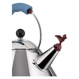 thumbnail of 9093, bollitore in acciaio inox con fischietto azzurro, alessi
