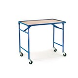 thumbnail of Rollcart Faltbarer Tischwagen 06-7016, Ladefläche 1000x600 mm, Tragkraft 150 kg, blau