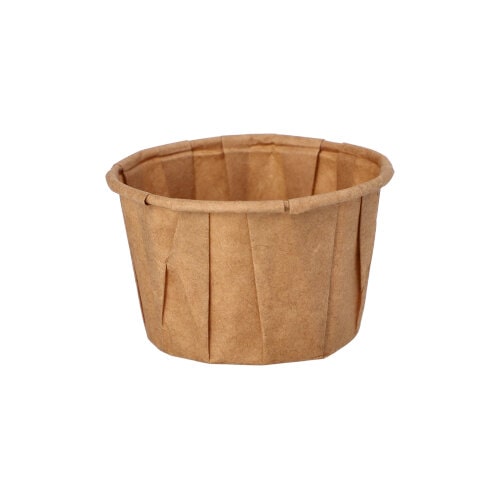 250 Dressingbecher, Papier `pure` 50 ml Ø 5,8 cm · 3,5 cm braun