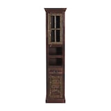 thumbnail of SIT Möbel Bad-Hochschrank | 2 Türen, 1 Schublade, 2 offene Fächer | recyceltes Altholz | braun | B 44 x T 35 x H 188 cm | 05105-30 | Serie ALMIRAH
