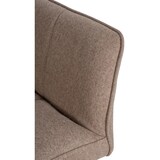 thumbnail of Barhocker Damaso Filzbezug taupe/weiß