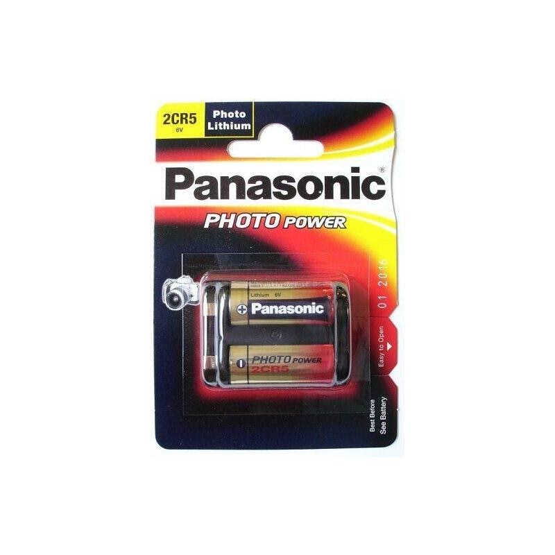 Panasonic Lithium-Fotobatterie 2Cr5 3V Blister (1er-Pack) 2Cr-5L/1Bp