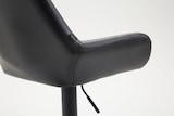 thumbnail of DELUKE® Barhocker 2er Set DUBLIN - Schwarz, Kunstleder, Schwarz | Barhocker mit Lehne Barstuhl Tresenhocker Tresenstuhl Kneipenhocker Kneipenstuhl