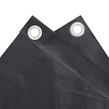 thumbnail of Écran de balcon en tissu Oxford anthracite de 90x400 cm Modèle Ombre Premium