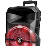 thumbnail of Enceinte sono mobile My Deejay MDJ 12 RVB à LEDs, 600W 12" USB, Bluetooth, Application Micros VHF et filaire, télécommande