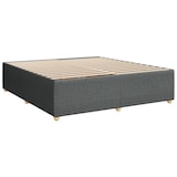 thumbnail of vidaXL Boxspringbett mit Matratze Dunkelgrau 200x200 cm Stoff