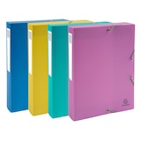 thumbnail of Exacompta 59190E 8x Archivbox A4 aus Polypropylen, Rückenbreite 40mm, Forever Young - Farben sortiert