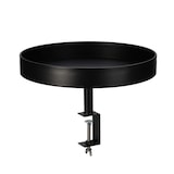 thumbnail of WellHome - Rundes Tablett aus schwarz lackiertem Metall Ø 36cm