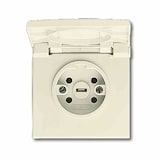 thumbnail of PERILEX Perilex-Steckdose, 16A, Unterputz, IP44, halogenfrei, weiß, Kunststoffgehäuse, RAL1013