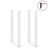 thumbnail of Helloshop26 - Juego de 2 patas ajustables para mesa de bar en forma de U 40 x 100-101 cm estética moderna acabado mate en acero 02_0057469