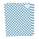 thumbnail of MONOUSO - Fettdichtes Einwickelpapier “Vichy” Blau 20x24,5cm (1.000 Stück)