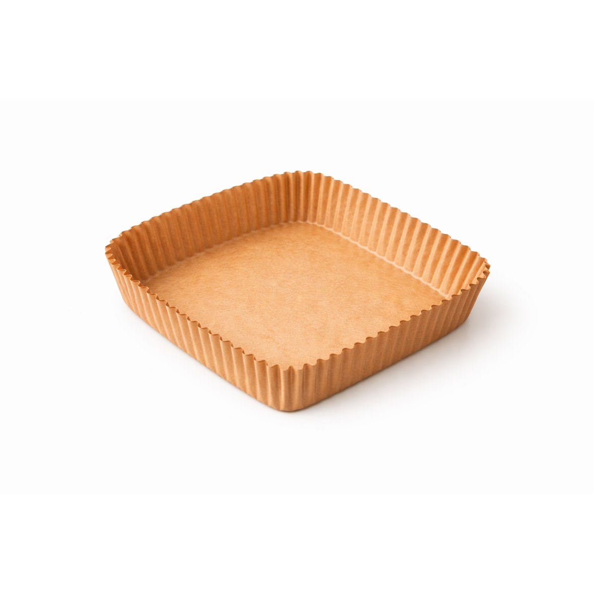 RyanPack Backpapier für Airfryer & Heißluftfritteuse – Quadratisch 16×16×4,5 cm – 1000 Stück (Karton)
