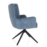 thumbnail of Esszimmerstuhl / Drehstuhl TARUGO Stoff blau hjh LIVING