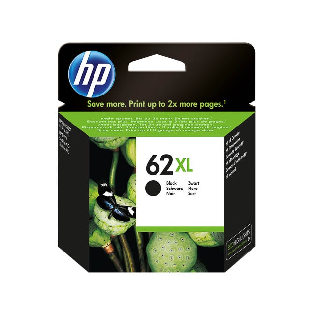 HP 62 xl inkt cartridge zwart blis