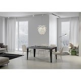 thumbnail of Itamoby Tavolo da Pranzo Flame 90x160 Allungato 90x420 in Nobilitato e Ferro Cemento