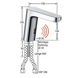 thumbnail of Sensorarmatur mit Temperaturvorwahl und Zwangspülung