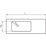 thumbnail of OBO Bettermann Oberteil Geräteeinbau D2-2 210RW 6194141
